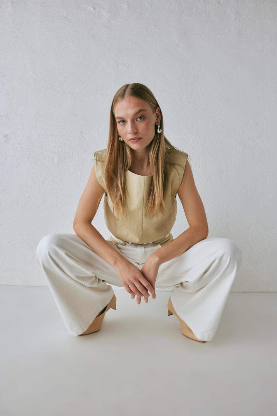 VRG GRL Sets | Women Sutton Denim Jeans White