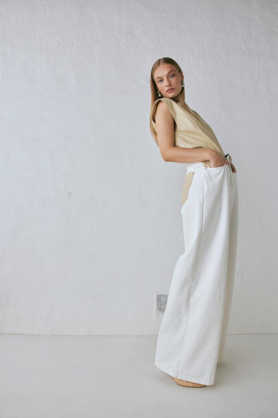 VRG GRL Sets | Women Sutton Denim Jeans White