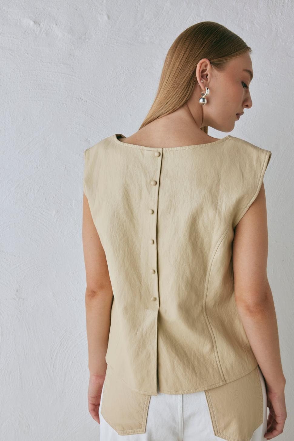 VRG GRL Sets | Women Sutton Vest Butter