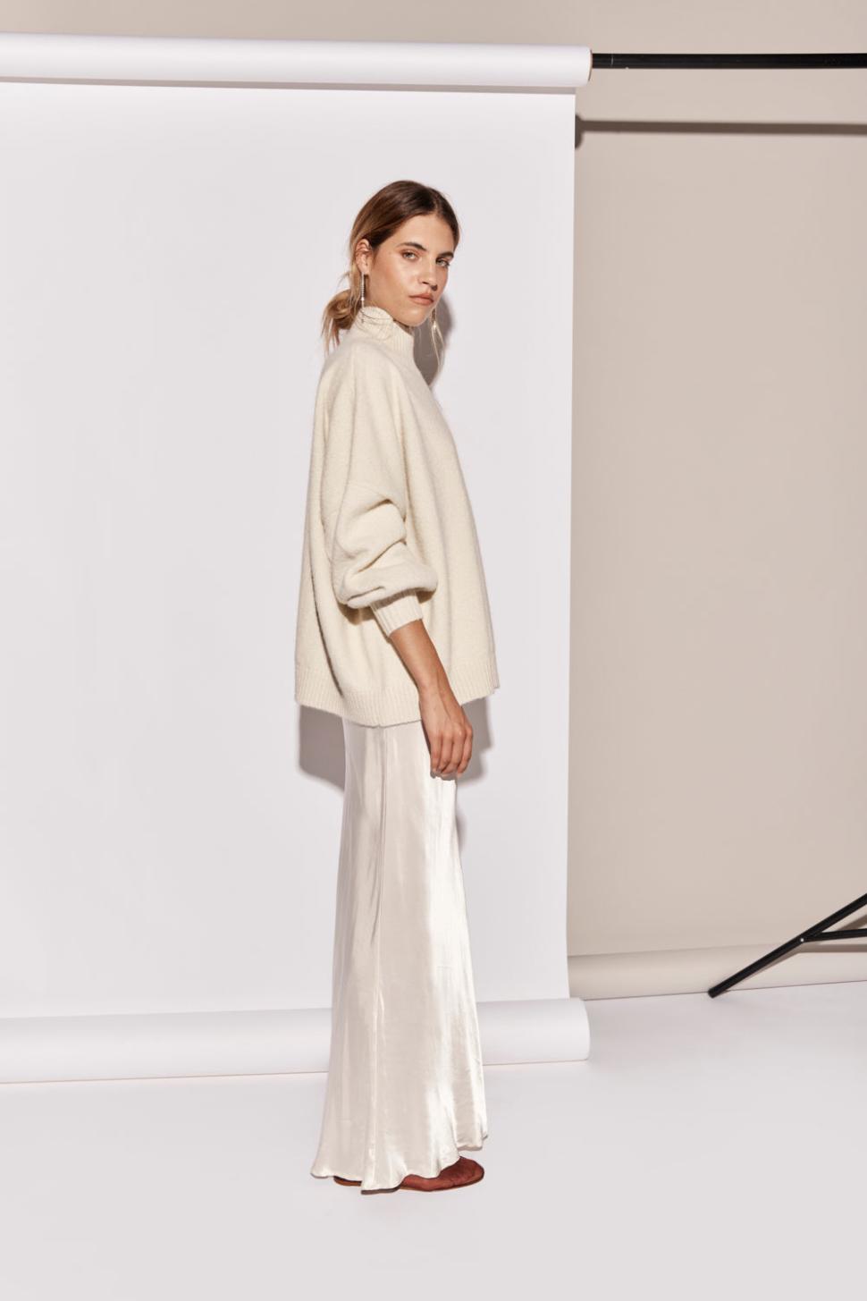 VRG GRL Sets | Women Yumi Knit Jumper Cream