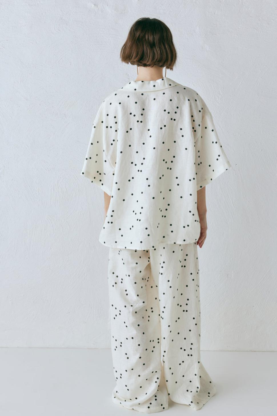VRG GRL Shirts | Women Anke Linen Shirt Dot