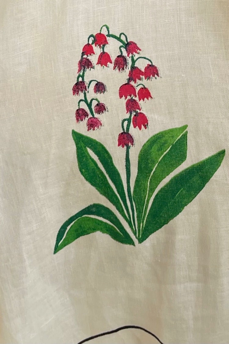 VRG GRL Shirts | Women Flora On Film Linen Shirt Cream