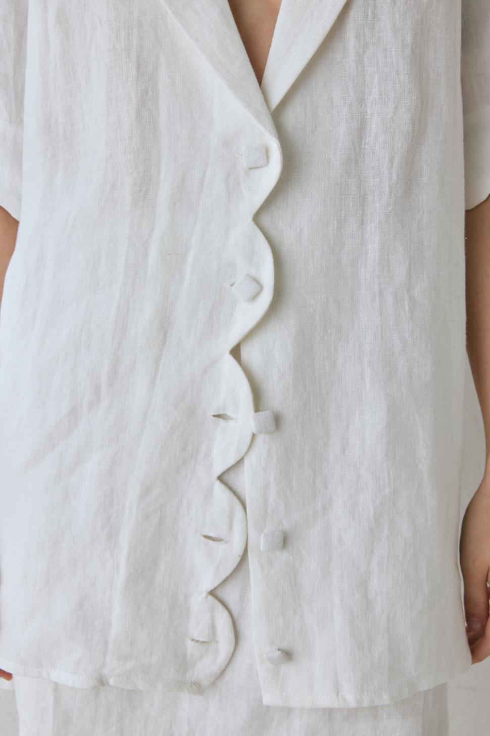 VRG GRL Shirts | Women Gigi Linen Shirt Vienna