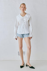 VRG GRL Shirts | Women Mae Blouse White