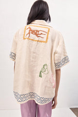 VRG GRL Shirts | Women Natalia Linen Shirt Cream