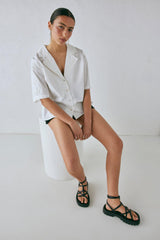 VRG GRL Short Sleeve | Women Cecile Shirt White