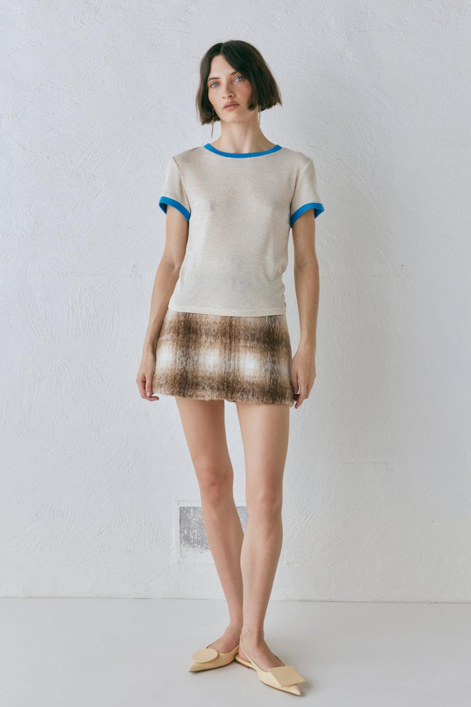 VRG GRL Short Sleeve | Women Lane Tee Oatmeal