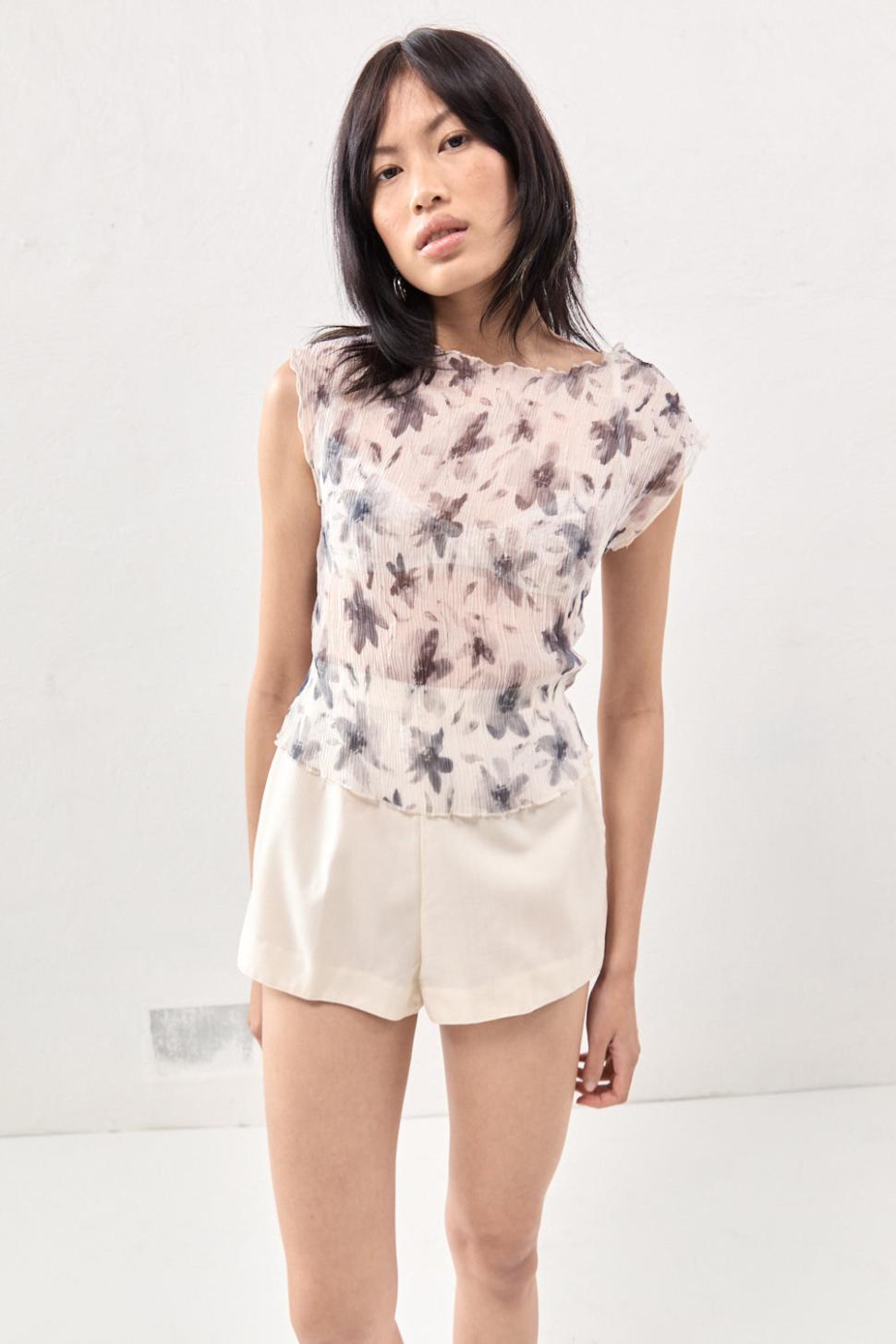 VRG GRL Short Sleeve | Women Retrofuture Top Charcoal