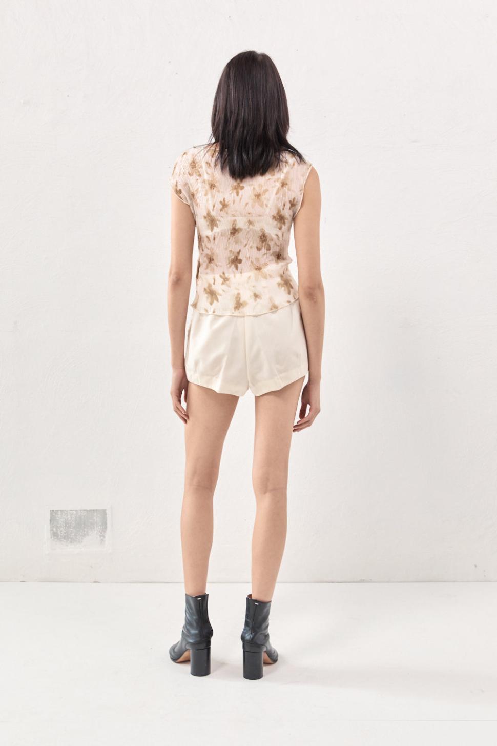 VRG GRL Short Sleeve | Women Retrofuture Top Tan