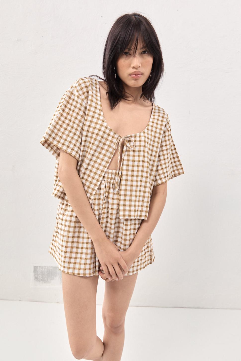 VRG GRL Short Sleeve | Women The Sea &amp; I Smock Top Honey