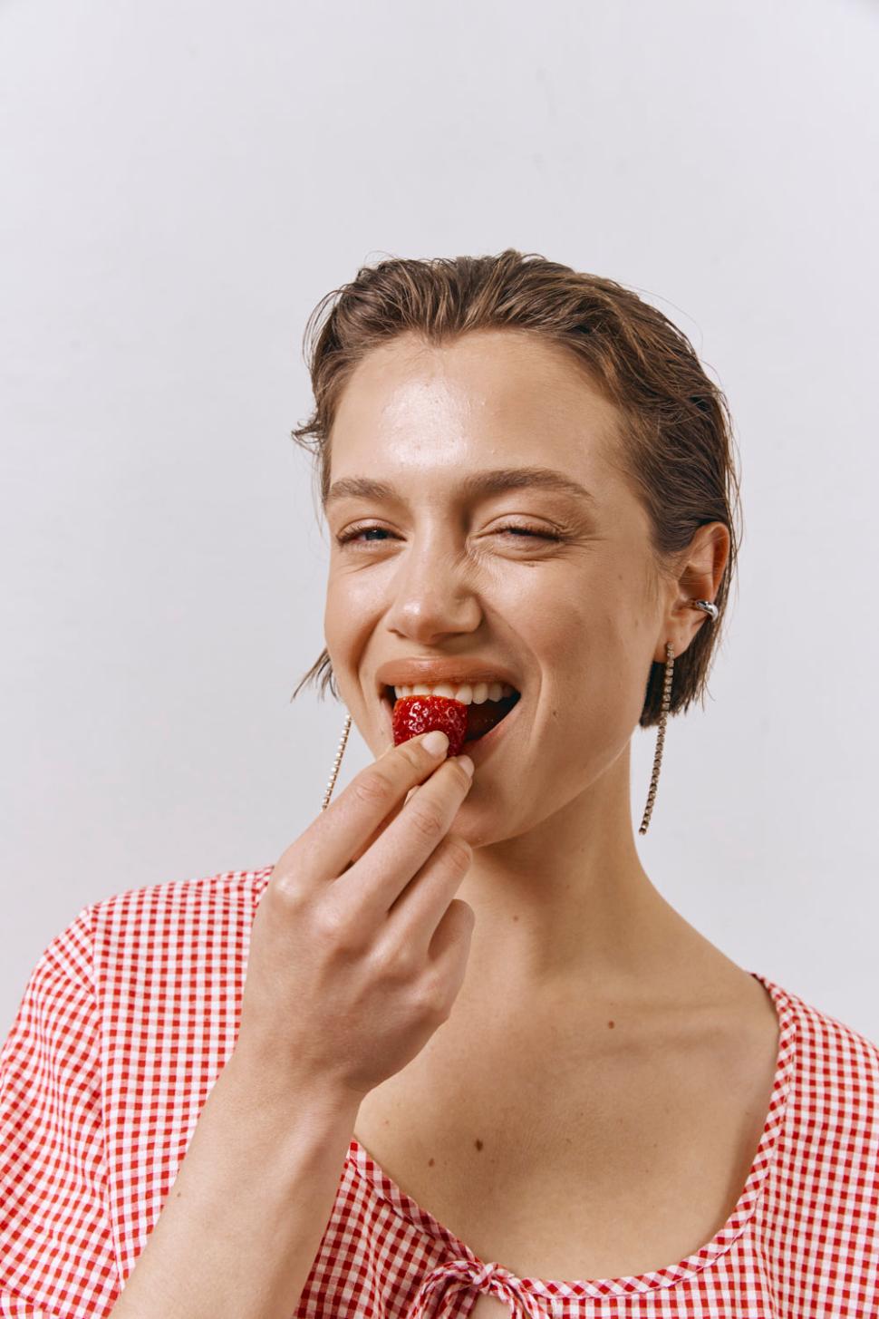 VRG GRL Short Sleeve | Women The Sea &amp; I Smock Top Red