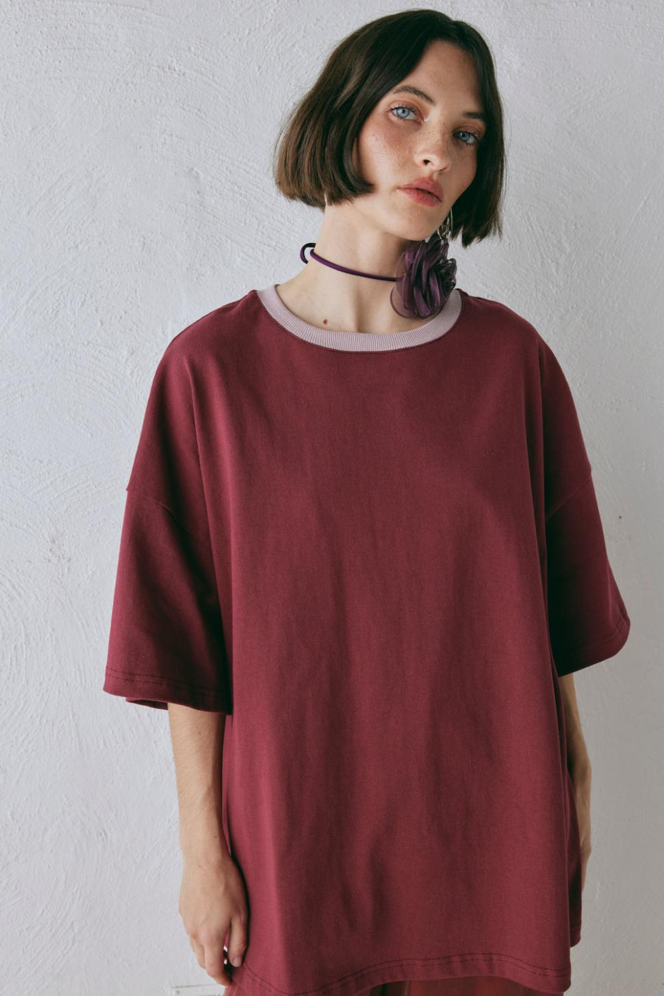 VRG GRL Short Sleeve | Women Willow Tee Wine