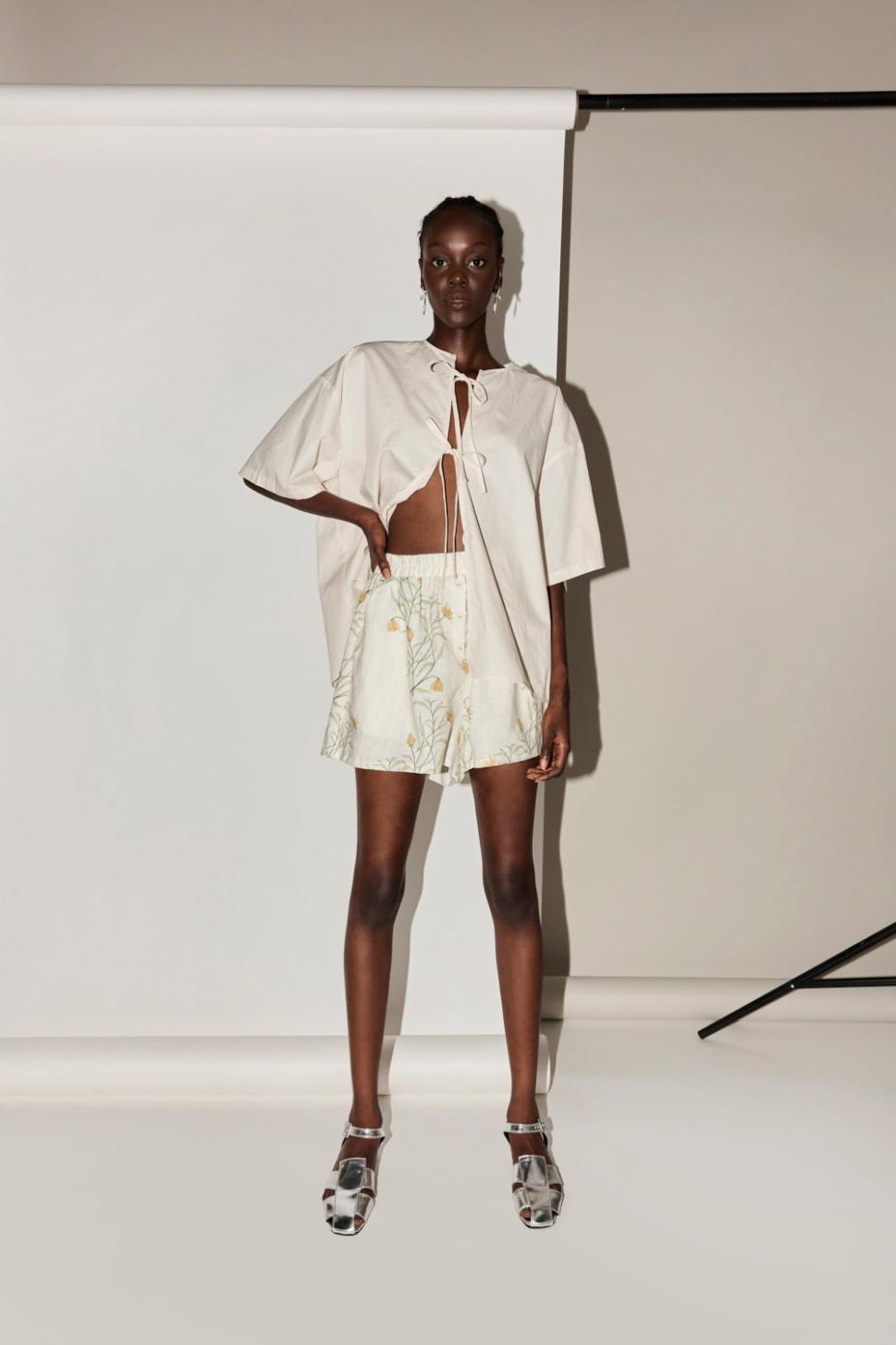 VRG GRL Shorts | Women Eliza Linen Shorts Florette