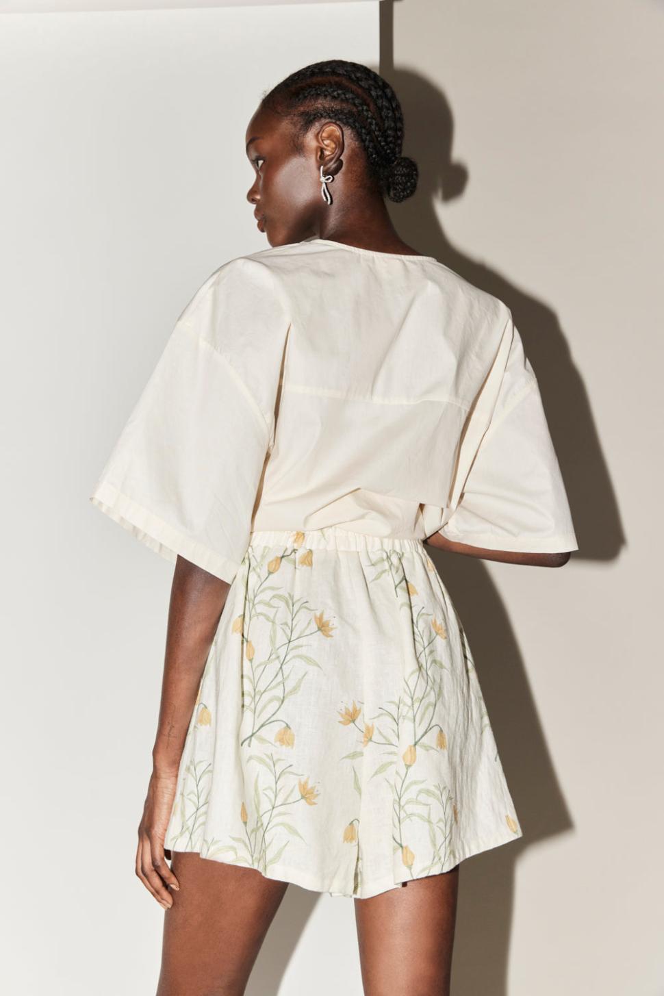 VRG GRL Shorts | Women Eliza Linen Shorts Florette