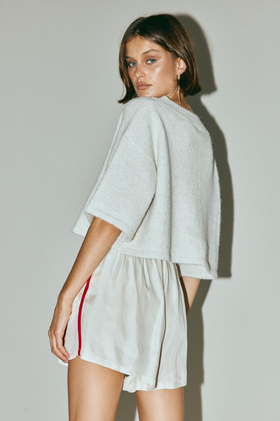 VRG GRL Shorts | Women Moonscapes Shorts Cream