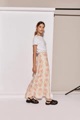 VRG GRL Skirts | Women Ari Linen Maxi Skirt Bloom