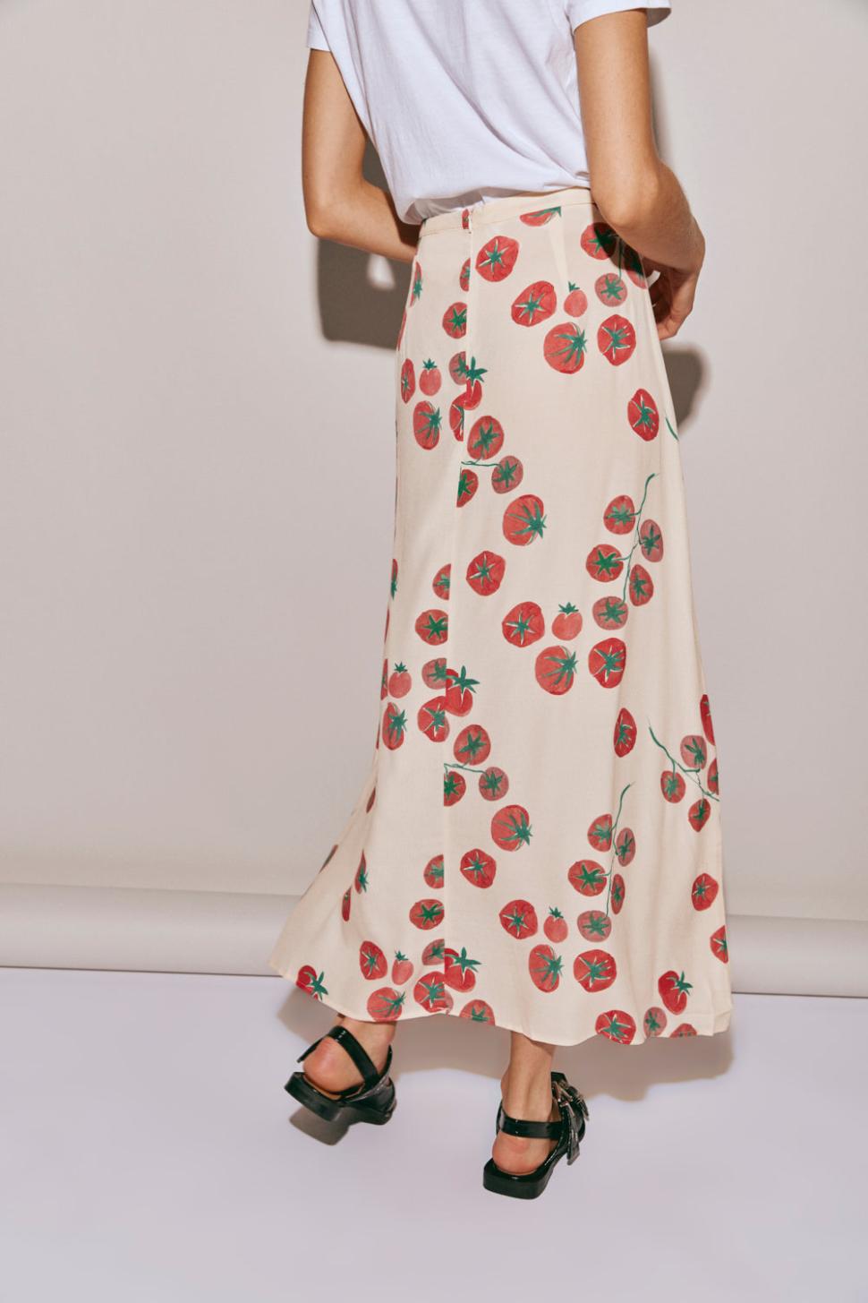 VRG GRL Skirts | Women Brie Midi Skirt Roma