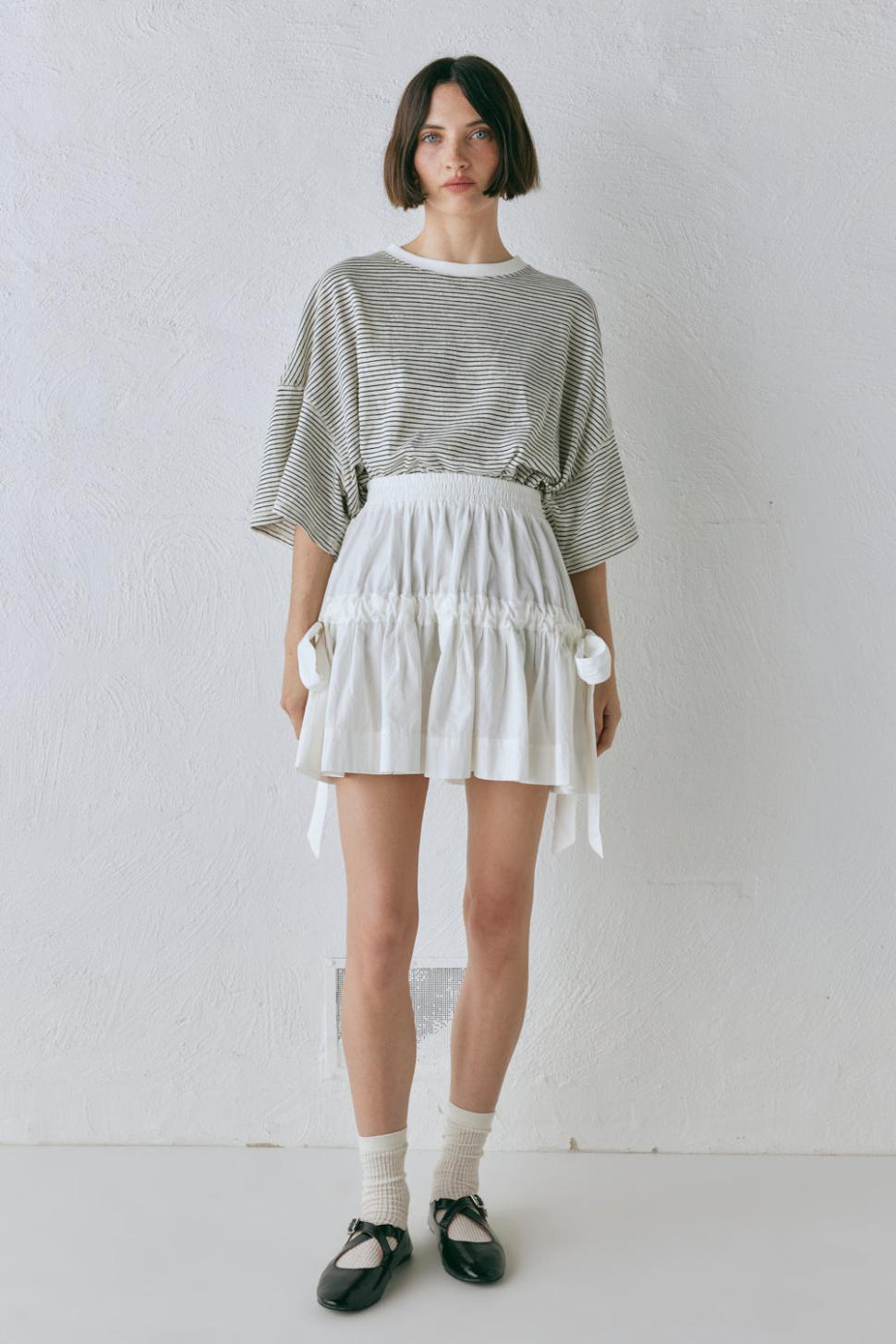 VRG GRL Skirts | Women Lily Mini Skirt White