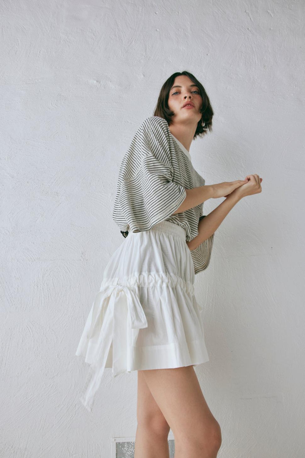 VRG GRL Skirts | Women Lily Mini Skirt White