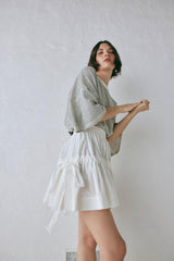 VRG GRL Skirts | Women Lily Mini Skirt White