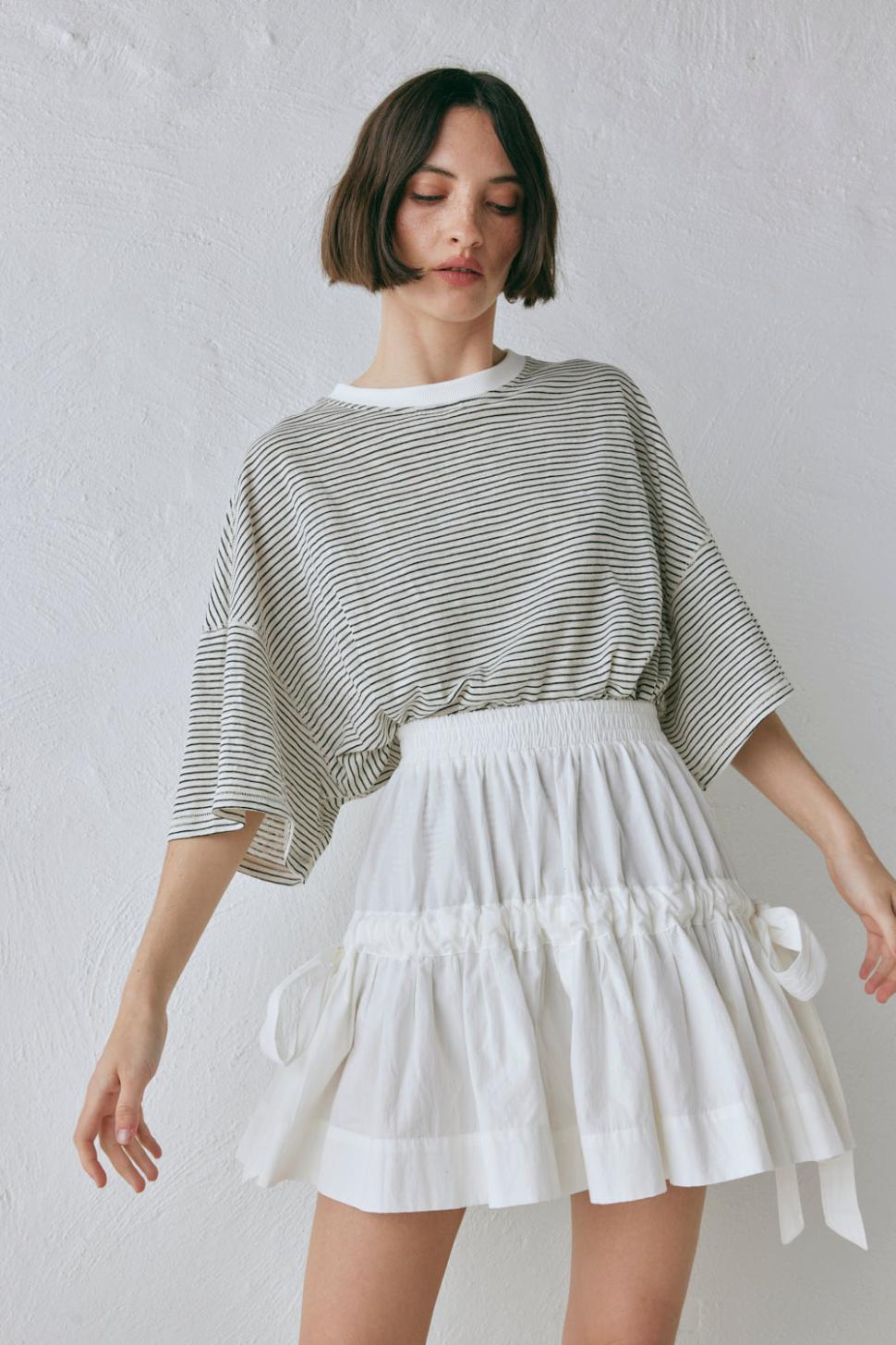 VRG GRL Skirts | Women Lily Mini Skirt White