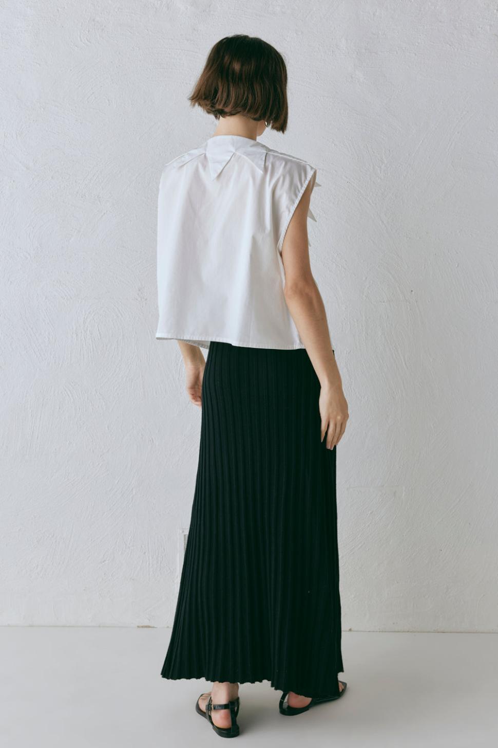 VRG GRL Skirts | Women Malou Knit Maxi Skirt Black