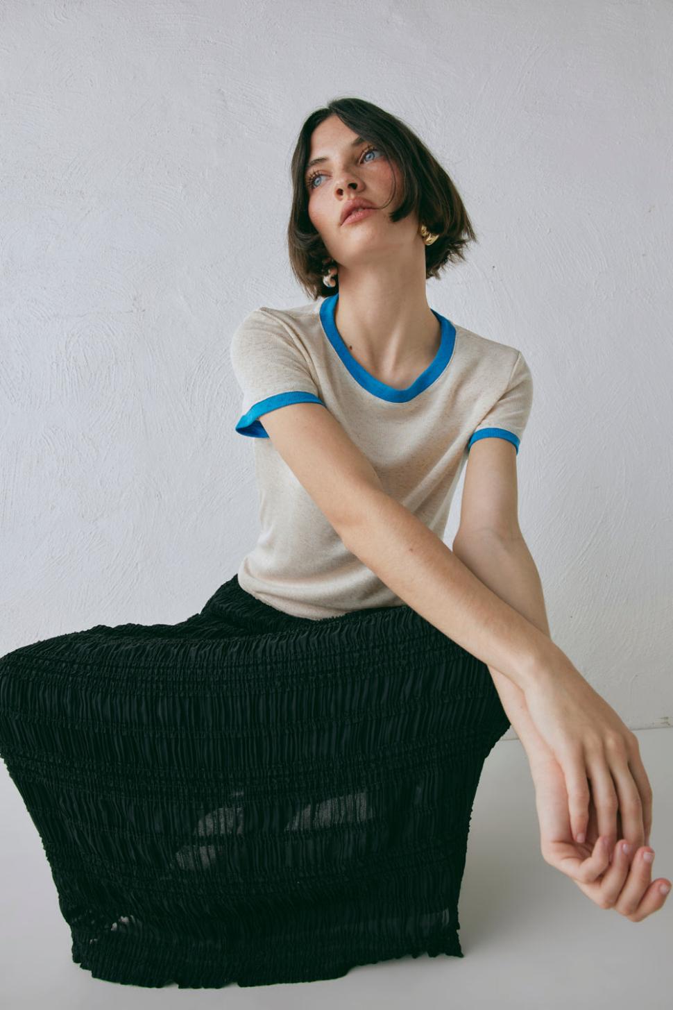 VRG GRL Skirts | Women Mia Midi Skirt Black