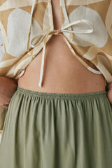 VRG GRL Skirts | Women Solara Midi Skirt Sage