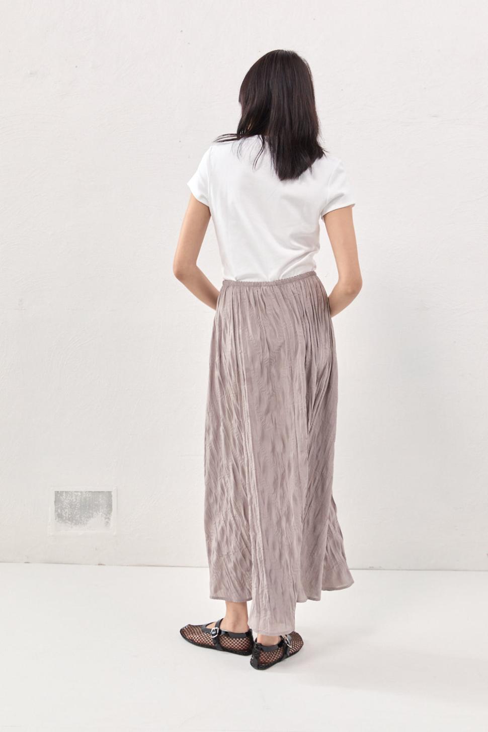 VRG GRL Skirts | Women Solara Midi Skirt Smoke