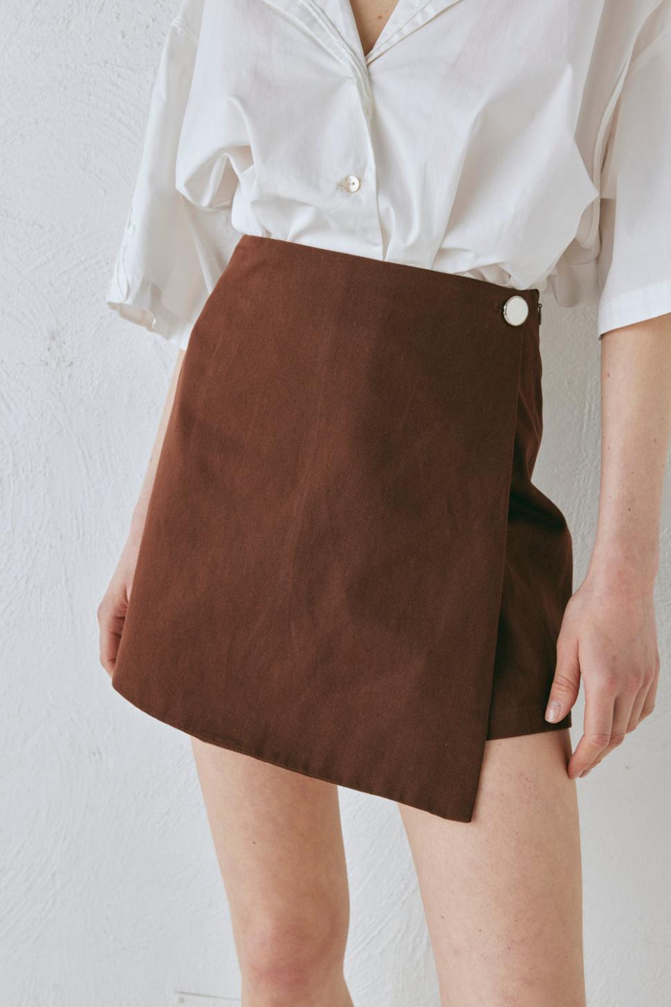 VRG GRL Skorts | Women Cove Skort Chocolate