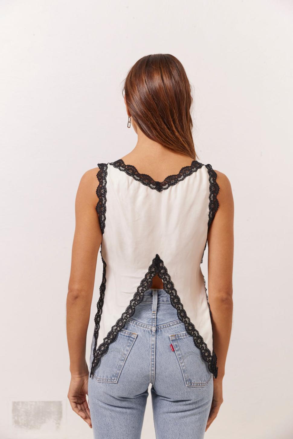 VRG GRL Sleeveless | Women Aurelie Top White