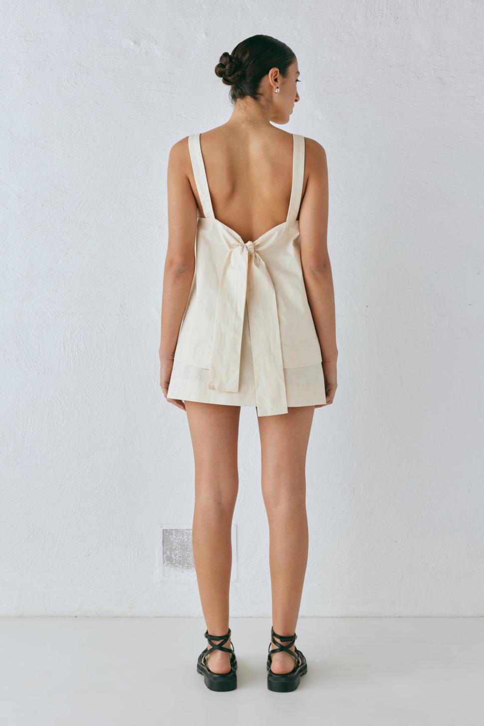 VRG GRL Sleeveless | Women Elka Top Cream