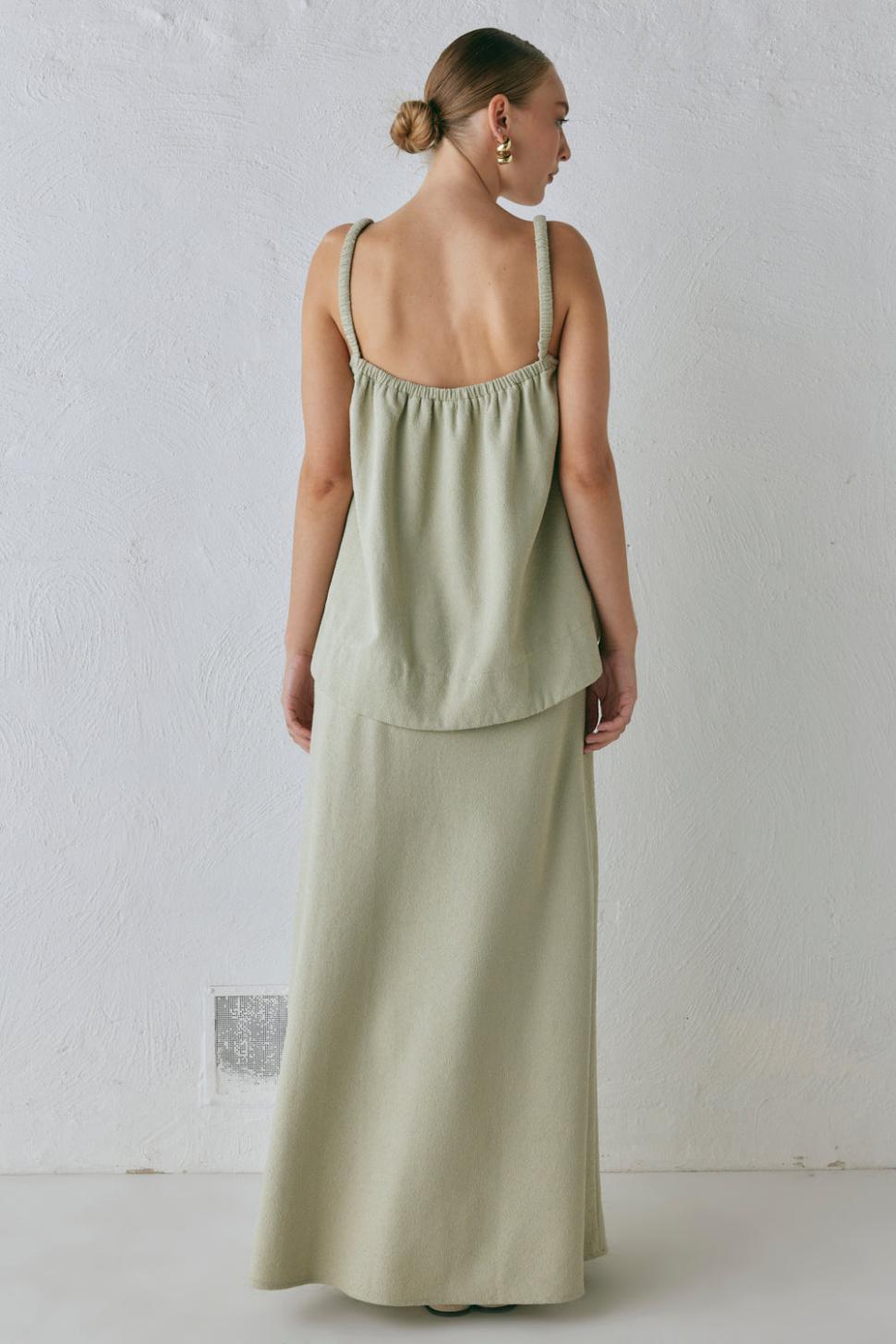 VRG GRL Sleeveless | Women Etta Top Sage