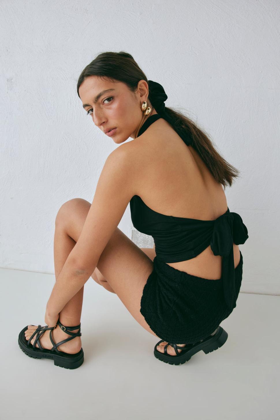 VRG GRL Sleeveless | Women Noa Top Black