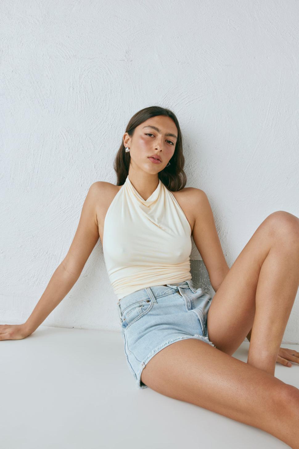 VRG GRL Sleeveless | Women Noa Top Butter