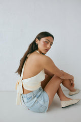 VRG GRL Sleeveless | Women Noa Top Butter