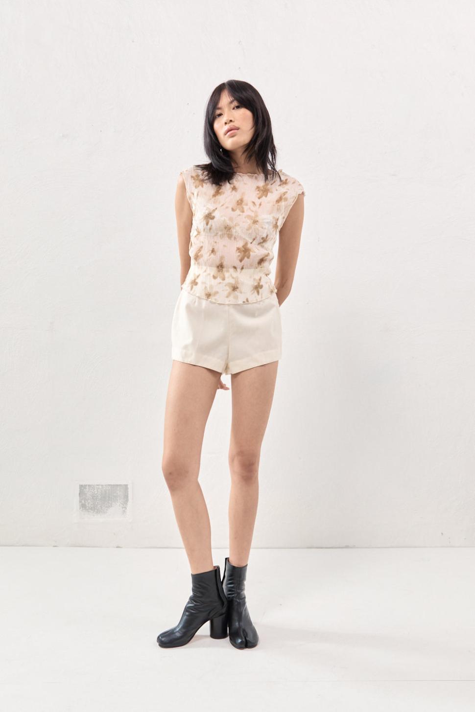 VRG GRL Sleeveless | Women Retrofuture Top Tan