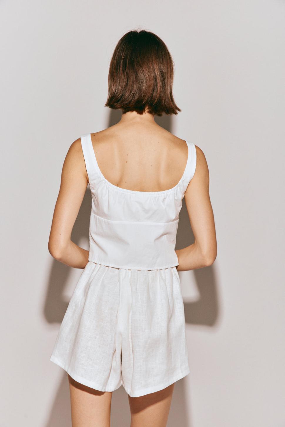 VRG GRL Sleeveless | Women Romee Top White