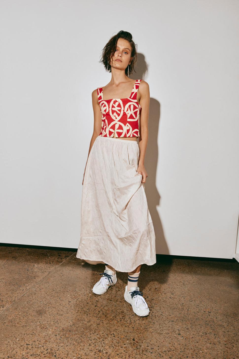 VRG GRL Sleeveless | Women The Way To San Jose Top Print