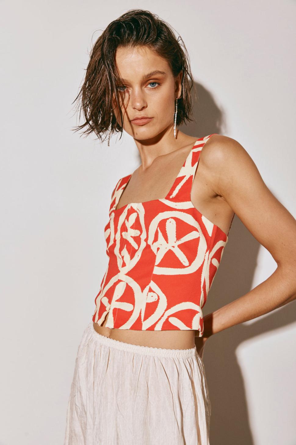 VRG GRL Sleeveless | Women The Way To San Jose Top Print