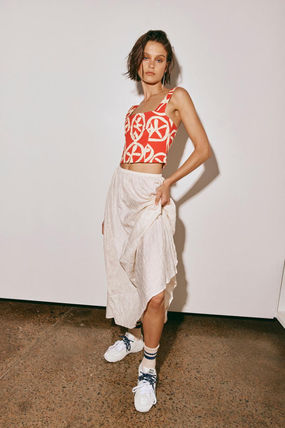 VRG GRL Sleeveless | Women The Way To San Jose Top Print