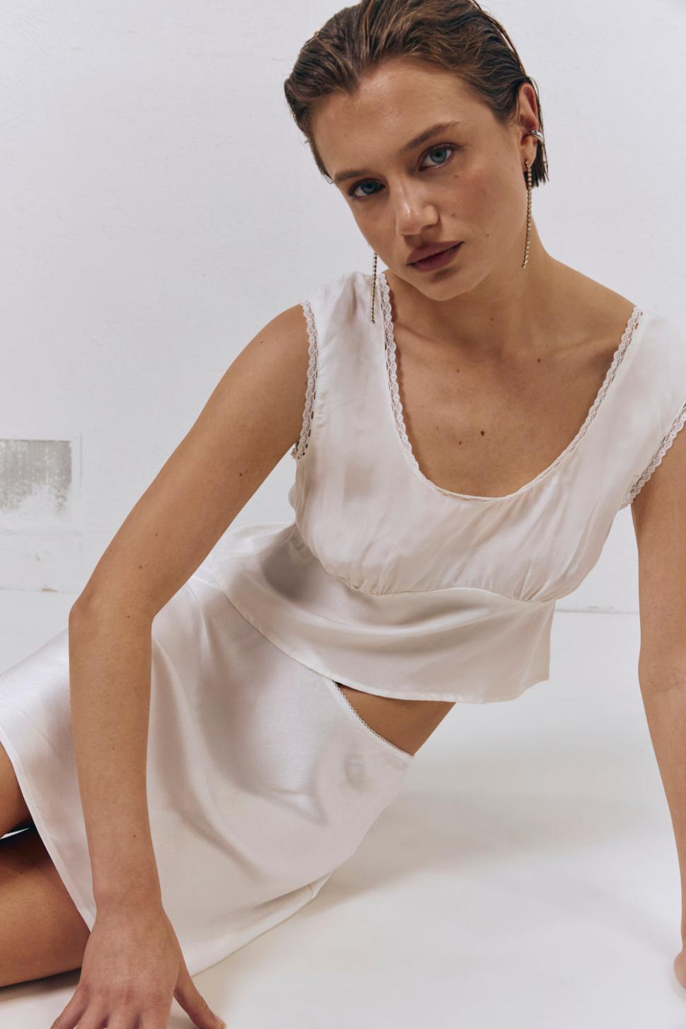 VRG GRL Sleeveless | Women Zadie Top White