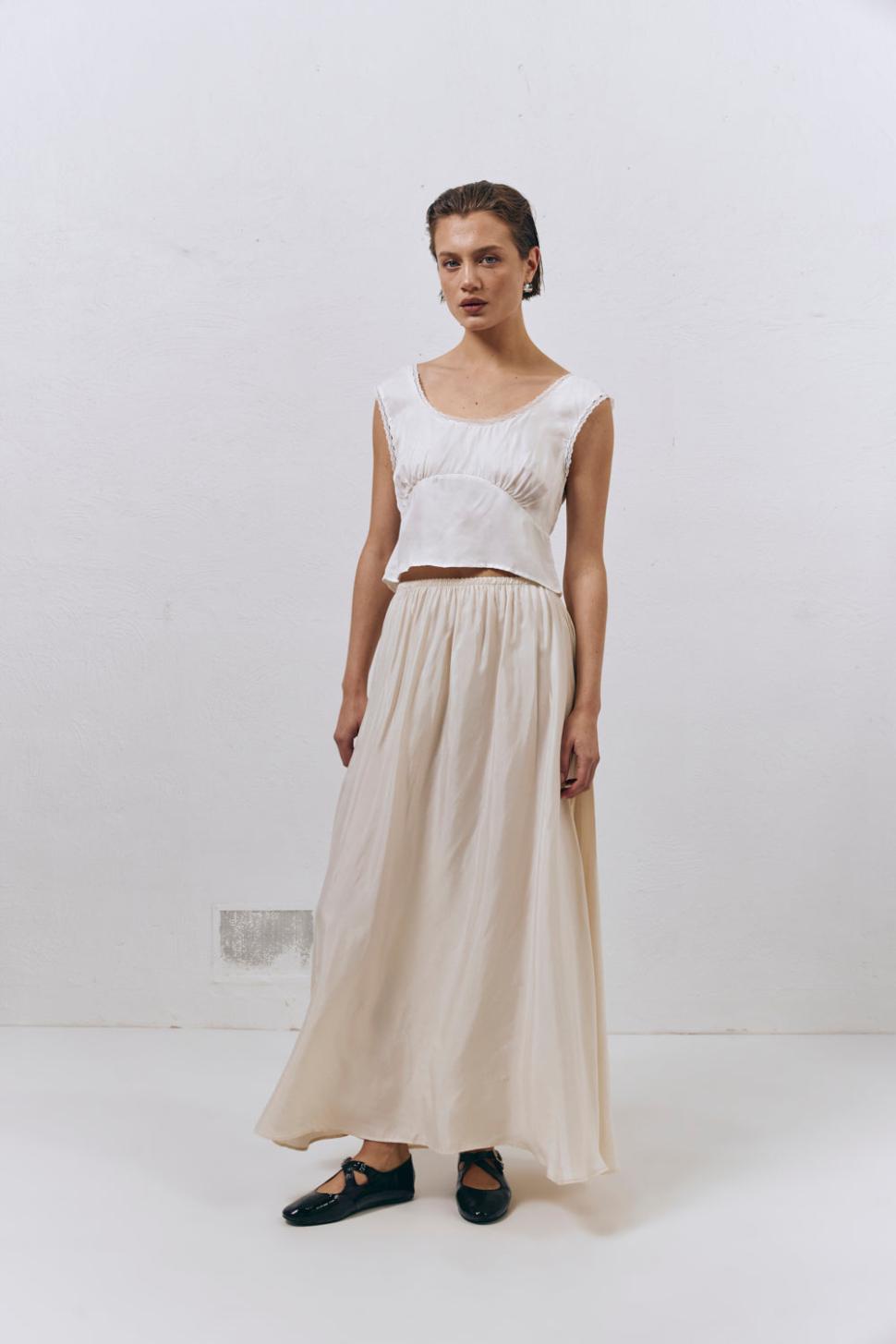 VRG GRL Sleeveless | Women Zadie Top White