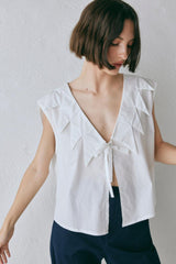 VRG GRL Sleeveless | Women Zella Top White