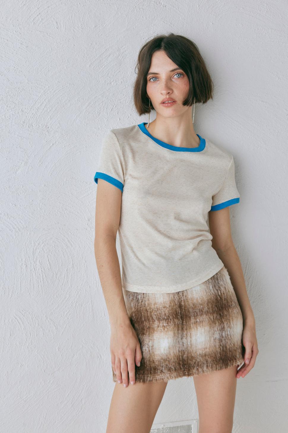 VRG GRL T-Shirts | Women Lane Tee Oatmeal