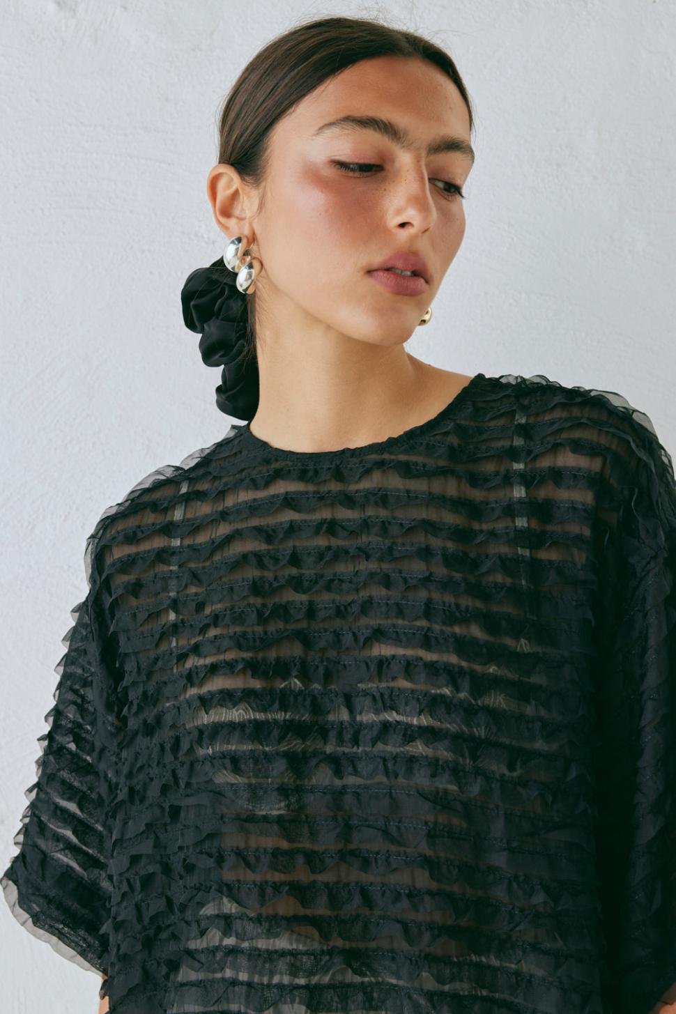 VRG GRL T-Shirts | Women Reya Top Black