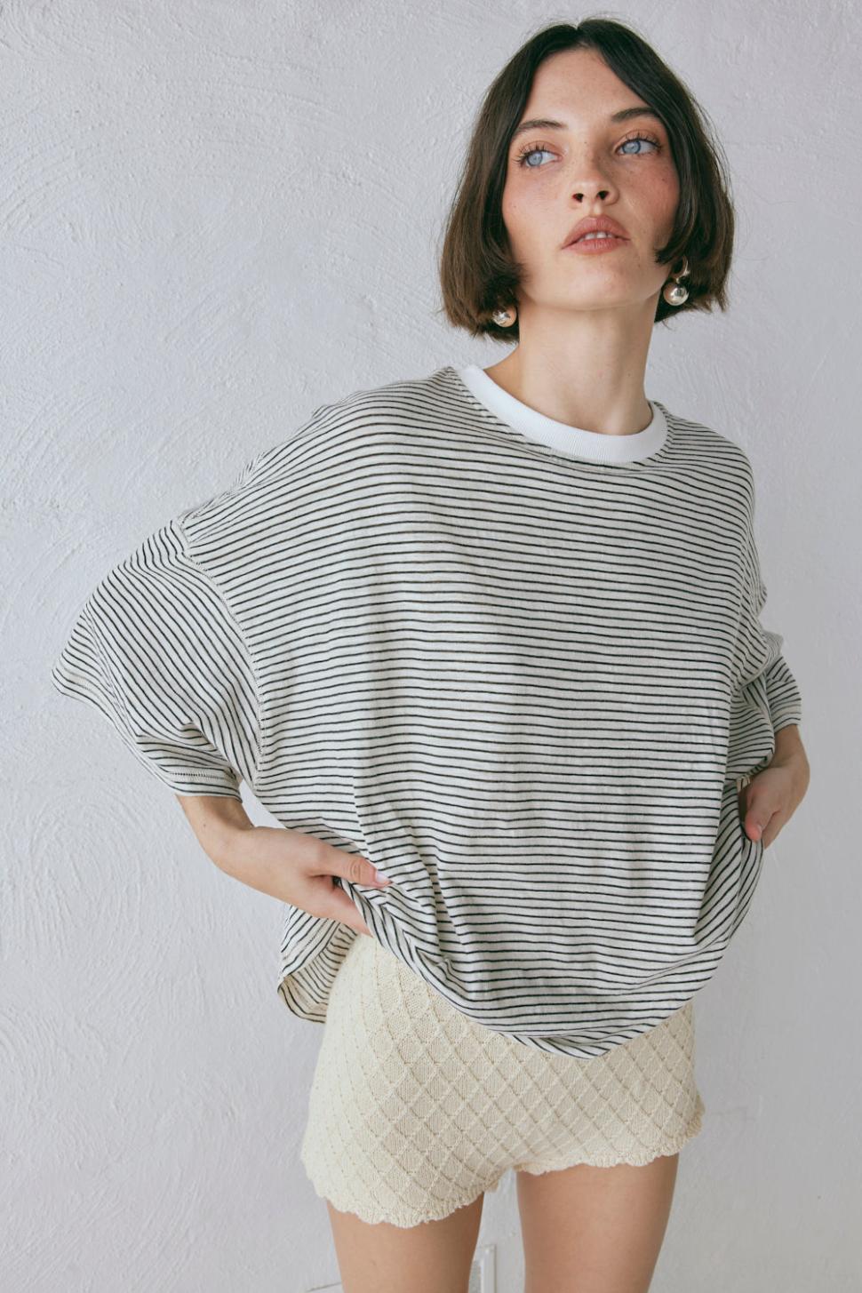 VRG GRL T-Shirts | Women Willow Tee Stripe