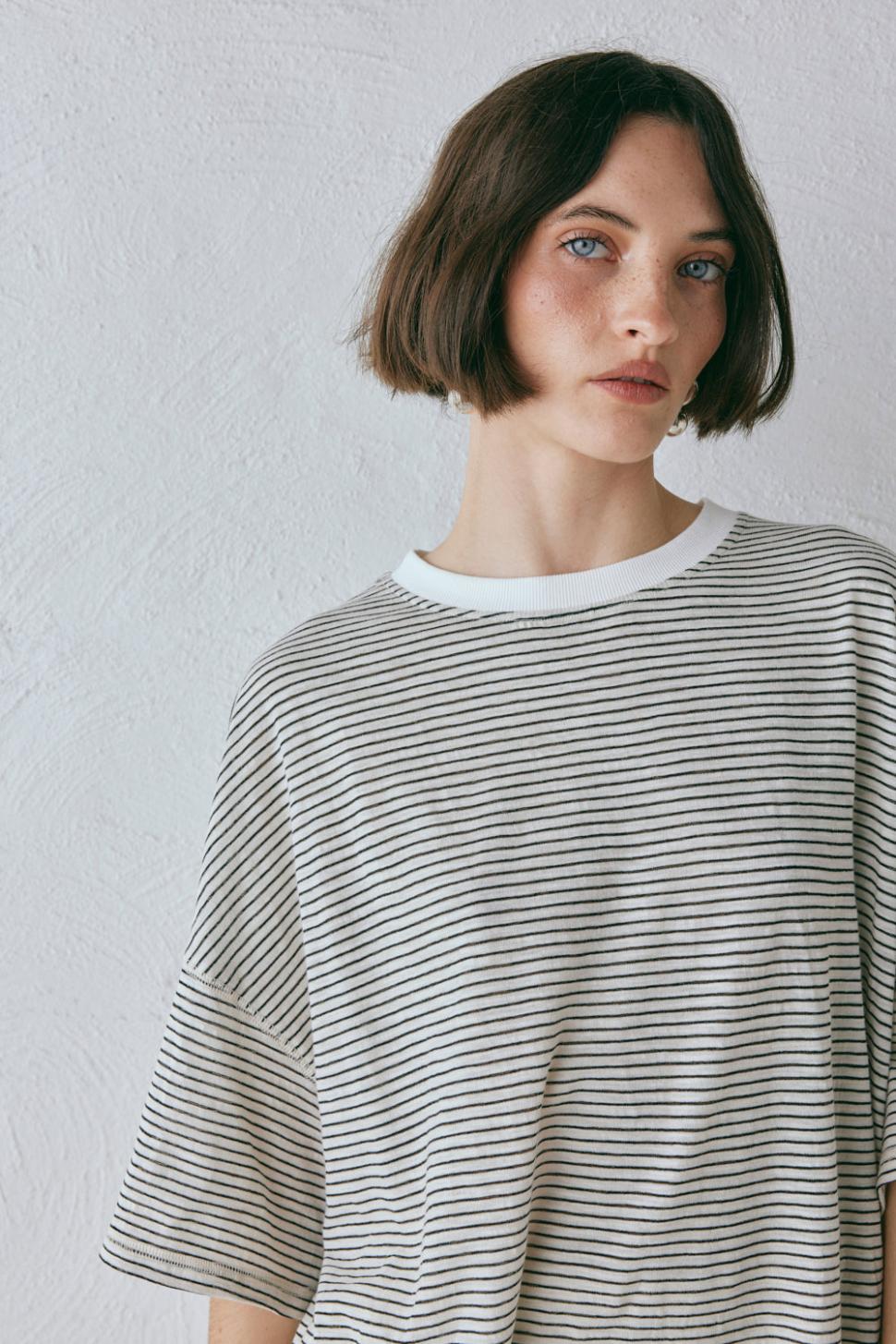 VRG GRL T-Shirts | Women Willow Tee Stripe