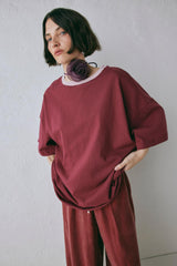 VRG GRL T-Shirts | Women Willow Tee Wine