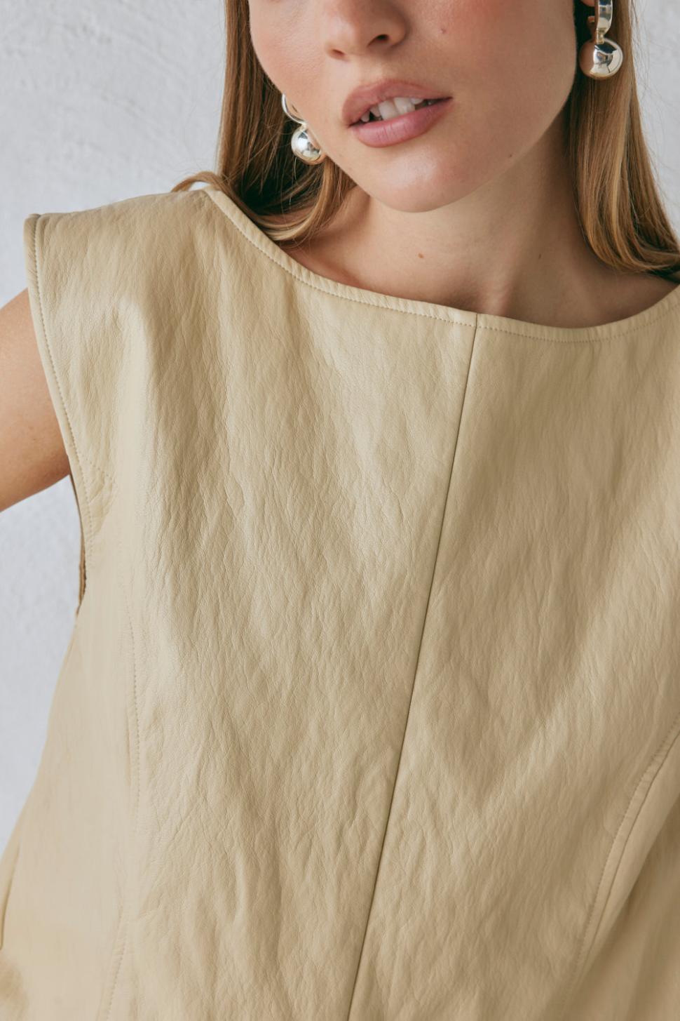 VRG GRL Vests | Women Sutton Vest Butter